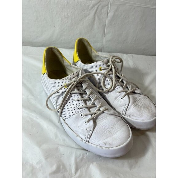 Creative Reaction Carda White Yellow Tennis Shoe Womens Size 10 - Picture 2 of 14